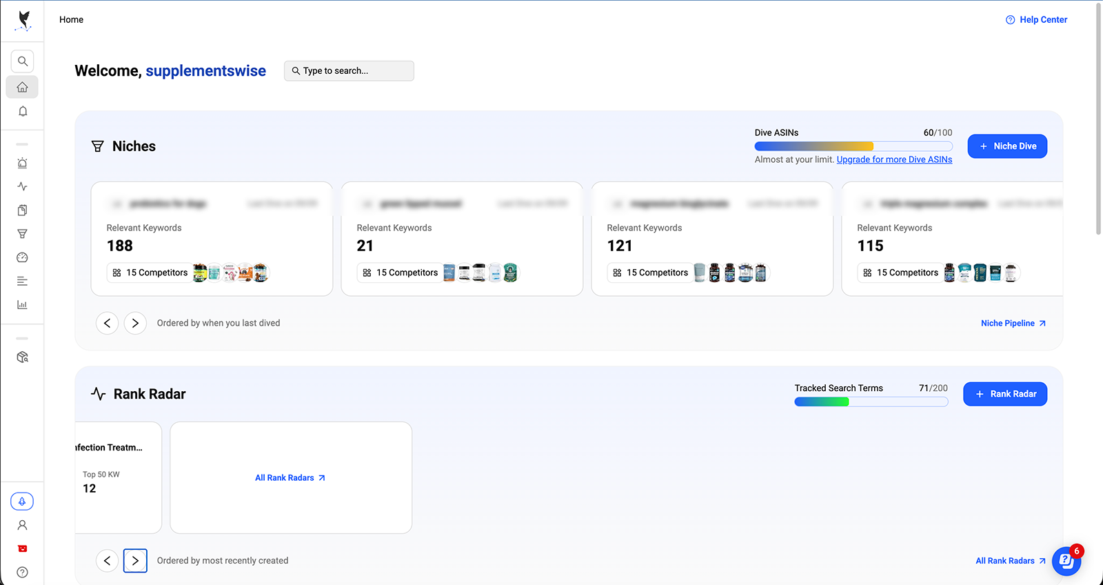 DataDive: Home